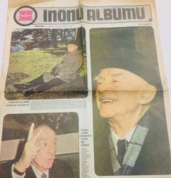 Hürriyet Gazetesi 28 Aralık 1973 - İsmet İnönü Albümü GZ71045