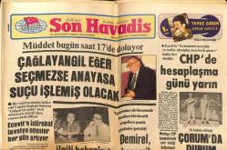 Son Havadis Gazetesi 7 Temmuz 1980 - Ali Rıza Binboğa , Selahattin Alpay , Zekai Tunca Üçüz Olsalar Ancak Bu Kadar Benzerlerdi GZ72352