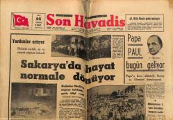 Son Havadis Gazetesi 25 Temmuz 1967 - Amerikada Zenciler İsyan Etti GZ74104