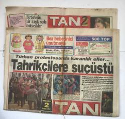 Tan Gazetesi Tan 2 Eki İle 12 Mart 1989 - Yavuz Sultan Selim Ve Haliç Yıkımları ! GZ7477