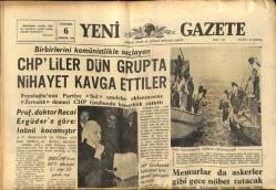 Yeni Gazete Gazetesi 6 Temmuz 1966 - Memurlar da Askerler Gibi Gece Nöbet Tutacak GZ77106