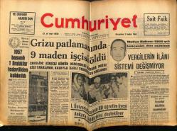 Cumhuriyet Gazetesi 2 Aralık 1965 - 1957 Basımlı Liralar Tedavülden Kaldırıldı GZ78084