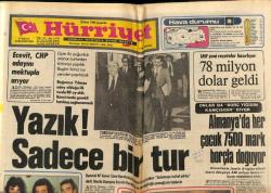 Hürriyet Gazetesi 26 Mart 1980 - Almanyada Her Çocuk 7500 Mark Borçla Doğuyor GZ80872