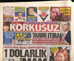 Korkusuz Gazetesi 4 Ağustos 2016 - Rizedeki Camiyi Yavuz Sultan Selimin Annesi Yaptırmıştı GZ84659