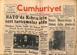 Cumhuriyet Gazetesi 14 Aralık 1956 - İstanbul Halkı Binecek Nakil Vasıtası Bulamıyor GZ85217