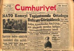 Cumhuriyet Gazetesi 3 Aralık 1956 - Ethem Menderes Dün Gece Londradan Döndü GZ85230