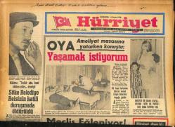 Hürriyet Gazetesi 4 Kasım 1970 - Söke Belediye Reisinin Katili Duruşmada Öldürüldü GZ86652