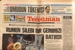 Tercüman Gazetesi 22 Nisan 1979 - Tanju Okan Sahneyi Bırakıyor GZ87555