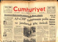 Cumhuriyet Gazetesi 1 Ekim 1965 - İstanbul`u Temizlemek İçin 500 Milyon Liraya İhtiyaç Var GZ88045