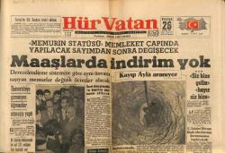 Hürvatan Gazetesi 26 Kasım 1961 - M.Eğitim Bütçesinde Bu Yıl 271 Milyon Lira Fazlalık Var GZ88622