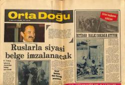 Orta Doğu Gazetesi 31 Mayıs 1978 - Ruslarla Siyasi Belge İmzalanacak GZ89329