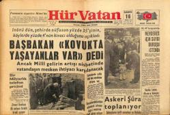 Hür Vatan Gazetesi 16 Nisan 1962 - Adnan Menderes İçin Saygı Duruşu İstendi GZ89852