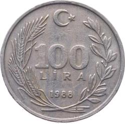 1988 Yılı 100 Lira ÇÇT TCM582