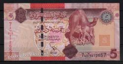 Libya 5 Dinar 2009 Çil YKP1463