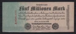 Almanya 5 Milyon Mark 1923 ÇÇT YKP1533