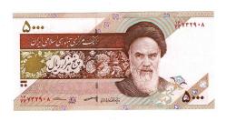 İran 5000 Rial 2013-2018 *Replacement* ÇİL YKP6606