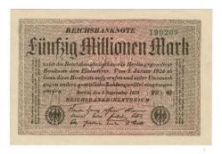 Almanya 50 Milyon Mark 1923 ÇİL YKP6863