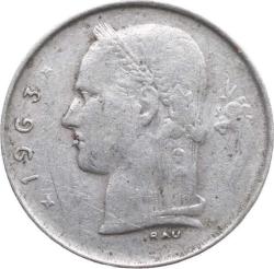 Belçika 1 Frank 1963 ÇT YMP1871