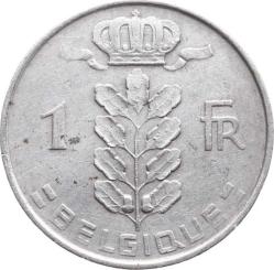 Belçika 1 Frank 1951 ÇT YMP1873