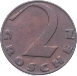 Avusturya 2 Groşen 1926 ÇÇT+ YMP2129