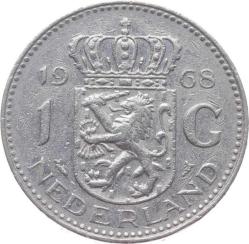 Hollanda 1 Gulden 1968 ÇÇT YMP2349