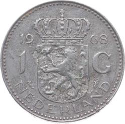 Hollanda 1 Gulden 1968 ÇT YMP2354