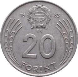 Macaristan 20 Forint 1983 ÇT YMP2652