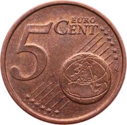 Almanya 5 Euro Cent (G) 2005 ÇÇT YMP5096