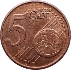 Hollanda 5 Euro Cent 2009 ÇÇT YMP5109