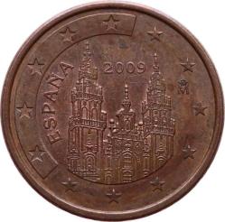 İspanya 5 Euro Cent 2009 ÇÇT YMP5128