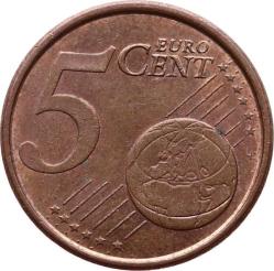 İspanya 5 Euro Cent 2000 ÇÇT YMP5130