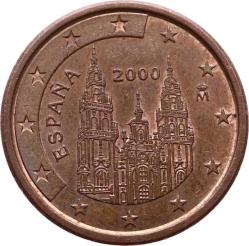 İspanya 5 Euro Cent 2000 ÇÇT YMP5130