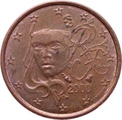 Fransa 1 Euro Cent 2000 ÇÇT YMP5211