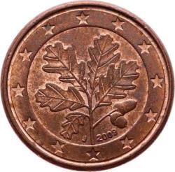 Almanya 1 Euro Cent 2009 (J) ÇT+ YMP5215