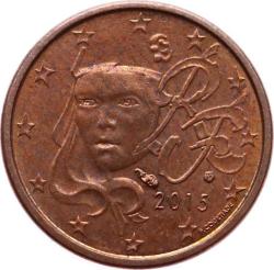Fransa 1 Euro Cent 2015 ÇT YMP5219