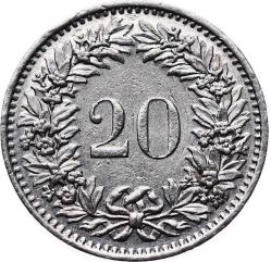 İsviçre 20 Rappen 1978 ÇÇT+ YMP5905