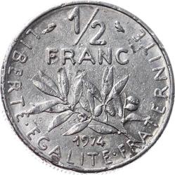 Fransa 12 Frank 1974 ÇT YMP6102