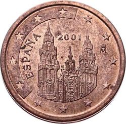 İspanya 2 Euro Cent 2001 ÇÇT YMP6199