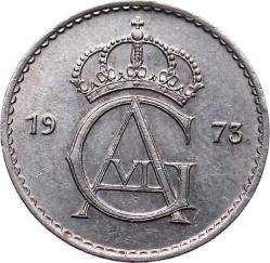 İsveç 50 Ore 1973 ÇÇT YMP6505