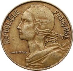 Fransa 20 Centimes 1972 ÇT YMP6563