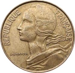 Fransa 20 Centimes 1974 ÇT+ YMP6571