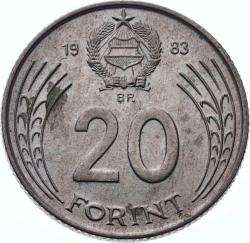 Macaristan 20 Forint 1983 ÇÇT *György Dózsa* YMP6759