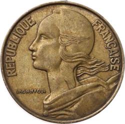 Fransa 20 Centimes 1974 ÇT+ YMP7323