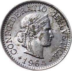 İsviçre 10 Rappen 1964 ÇÇT+ YMP8316