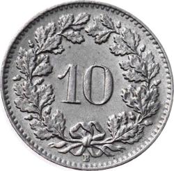 İsviçre 10 Rappen 1962 ÇA YMP8319
