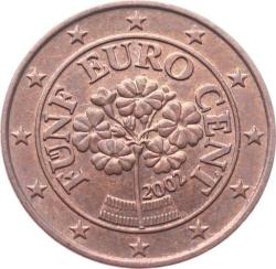 Avusturya 5 Euro Cent 2002 ÇT+ *Alp Çuha Çiçeği* YMP8485
