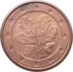 Almanya 1 Euro Cent 2005 (F-Stuttgart) ÇÇT YMP8559