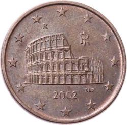 İtalya 5 Euro Cent 2002 ÇÇT *Kolezyum* YMP8622