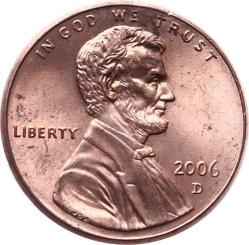 Amerika 1 Cent 2006 (D) ÇA YMP8935