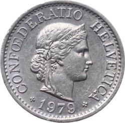 İsviçre 10 Rappen 1979 ÇÇT YMP9786